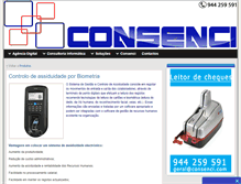 Tablet Screenshot of consenci.com